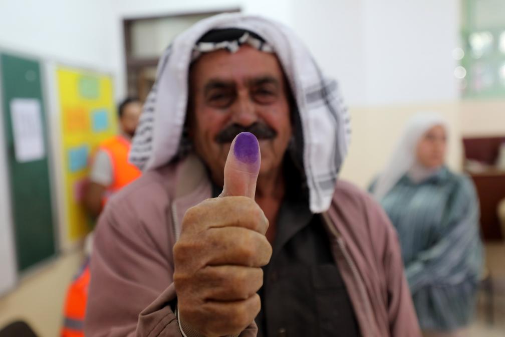 الصورة: مشاهد من الانتخابات البلدية في الأراضي الفلسطينية